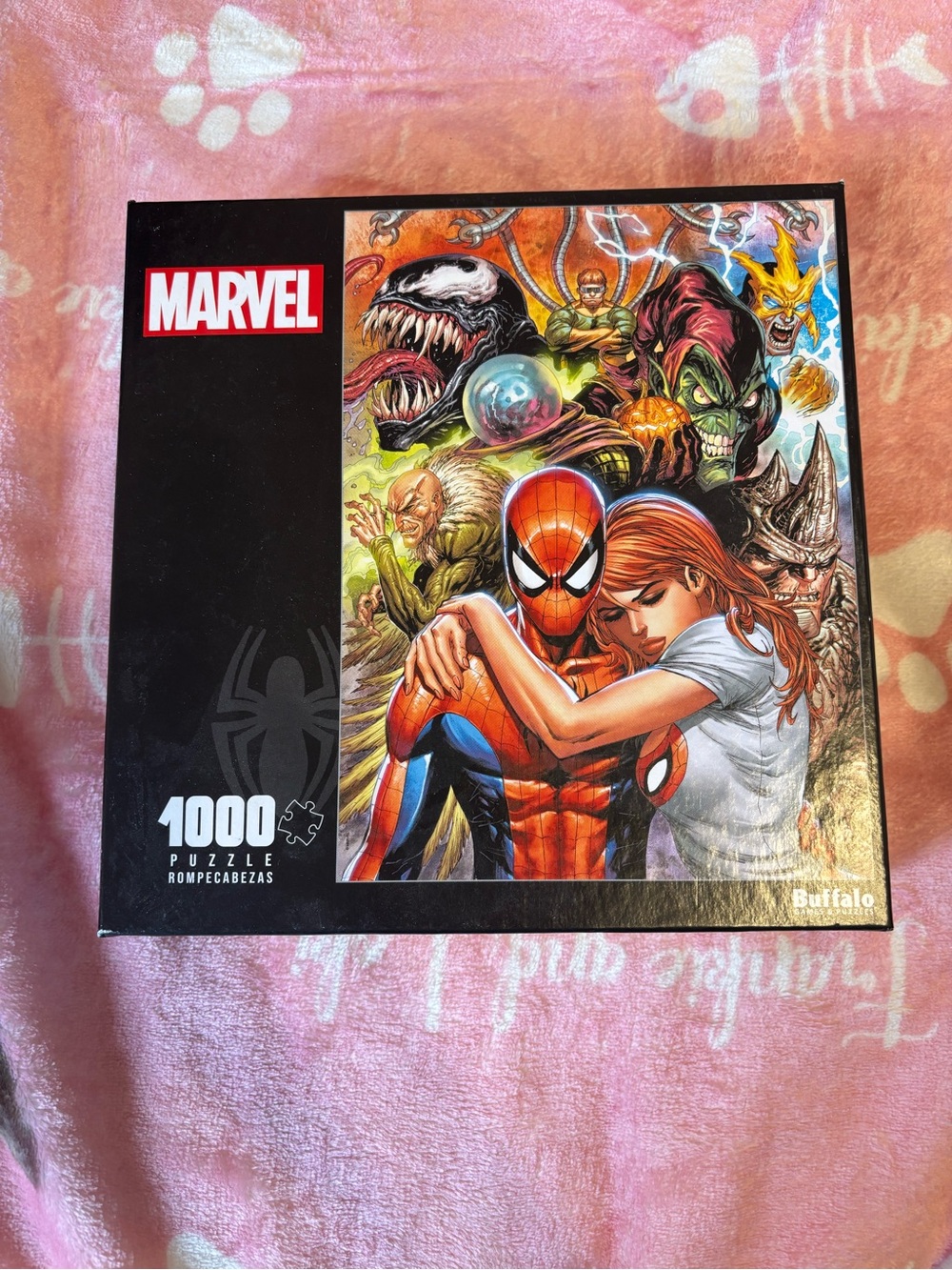 Marvel Spider-Man Embrace Artwork - Red, Blue, Black, Orange